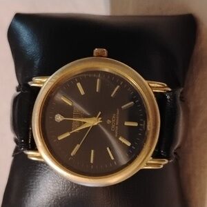 Black and Gold Amitrion By Cronton Watch